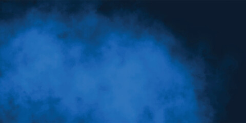 Fantasy Fog Design with Blue Hue and Subtle Shadow Depth

