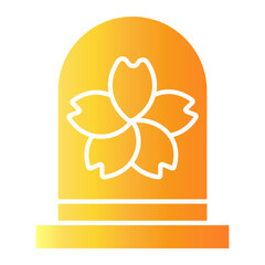 glass dome Gradient icon