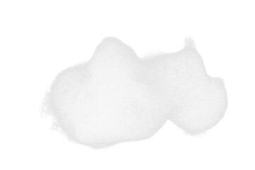 white soap foam isolated on white or transparent png