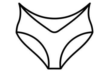 Innerwear Line Art Vector Illustration  