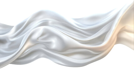 white silk fabric