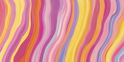 Candy Swirl Abstract Colorful with wavy lines in a vibrant background.