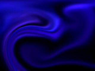 Black dark cobalt blue white silk satin fabric. Luxury elegant bright abstract backgroud for design. Wave wavy curve line. Liquid fluid flowing swirl twisted. Color gradient.