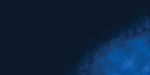 Dark Blue Fog and Smoke Background with Ethereal Gradient


