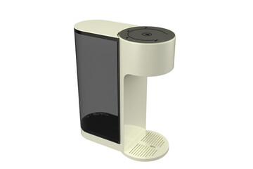 Minimalist Aesthetic Modern Water Dispenser Purifier with a White Body Compact Purification...