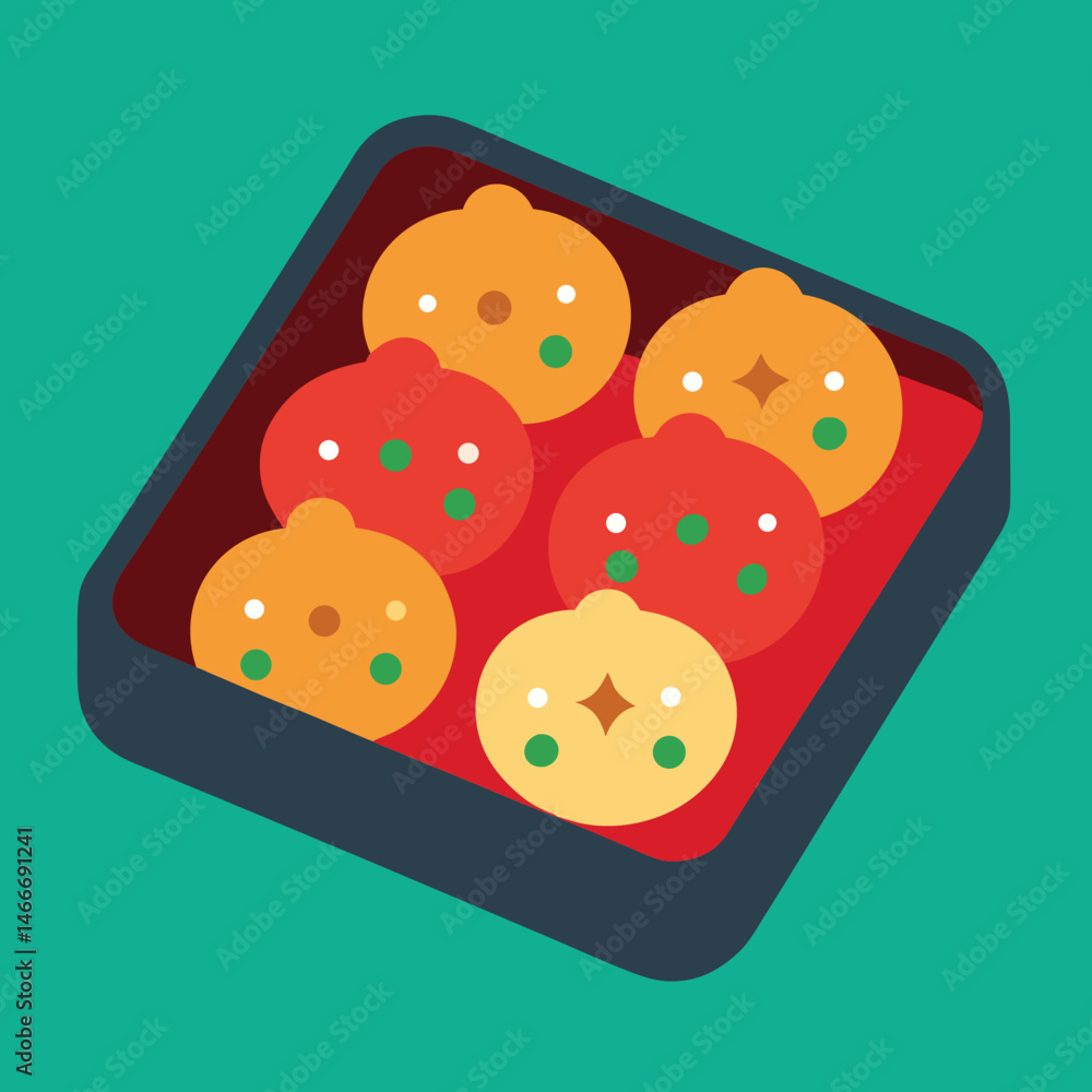 Poster seamless pattern with colorful buttons