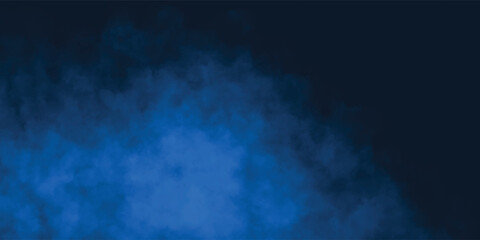 Smooth Abstract Smoke Design with Blue and Black Fog Overlay

