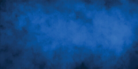 Abstract Blue Smoke Texture with Soft Fog and Dark Gradient Background

