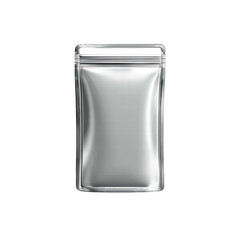 Transparent Zip Lock Bag, Sealed and Cleanly Filled, Isolated Style , Transparent Background