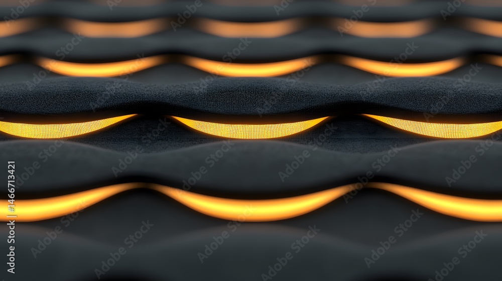 Aufkleber glowing data nodes network infographic
