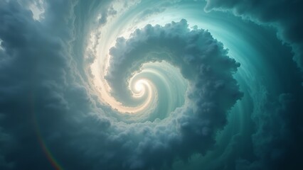 Rotating Blue Storm Cloud