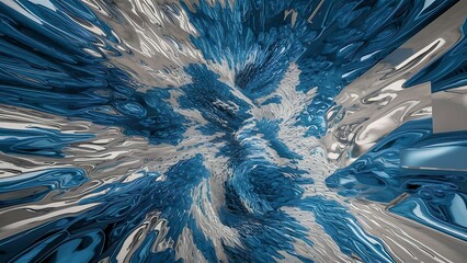 Japanese Leaf Vine Stripe Vector Seamless Pattern