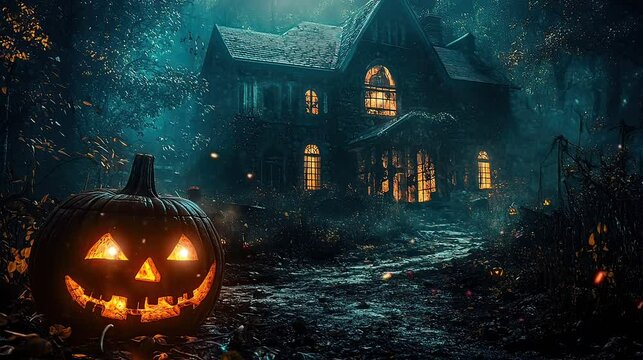 scary halloween background