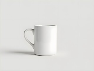 Obraz premium Plain White Ceramic Coffee Mug for Logo Mockup or Copy Space 3