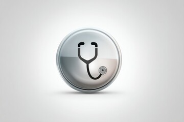 Digital stethoscope tool icon --ar 3:2 --v 7 Job ID: aa2b21bb-8d1c-4400-9498-f88cdbc69ef7