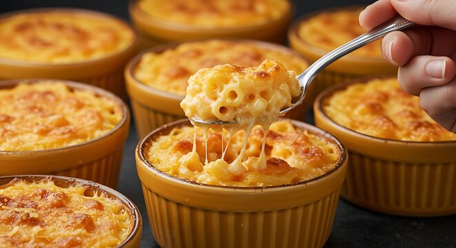 Mac and Cheese in Ramekins