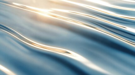 Obraz premium Wavy rippled aluminum sheet background with light and shadow playing across undulating metal surface