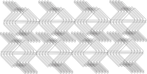 Grey geometric seamless pattern on white background