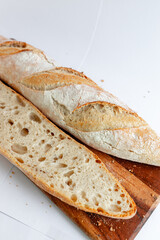 Freshly Baked Rustic French Baguettes