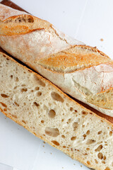 Freshly Baked Rustic French Baguettes