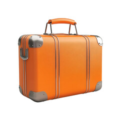 3D suitcase. Travel bag. 3D illustration [Transparent Background PNG]