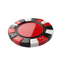 Casino chip. Casino token. 3D chip. [Transparent Background PNG].