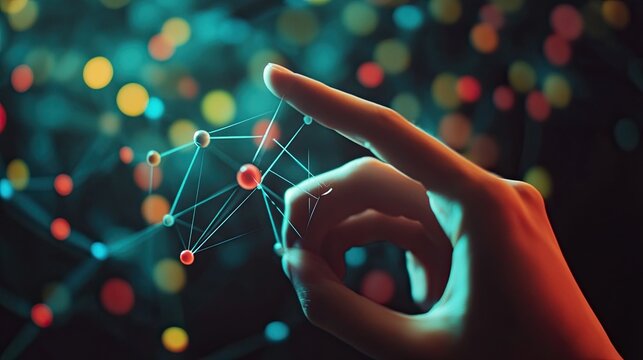Connecting the Dots: A Human Touch Shaping the Digital Network Interface - Powered by Adobe