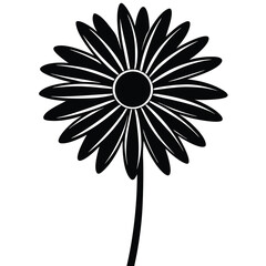 vector illustration of a sunflower