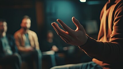 Dynamic Presentation: A Speaker Engages an Audience in a Focused Setting