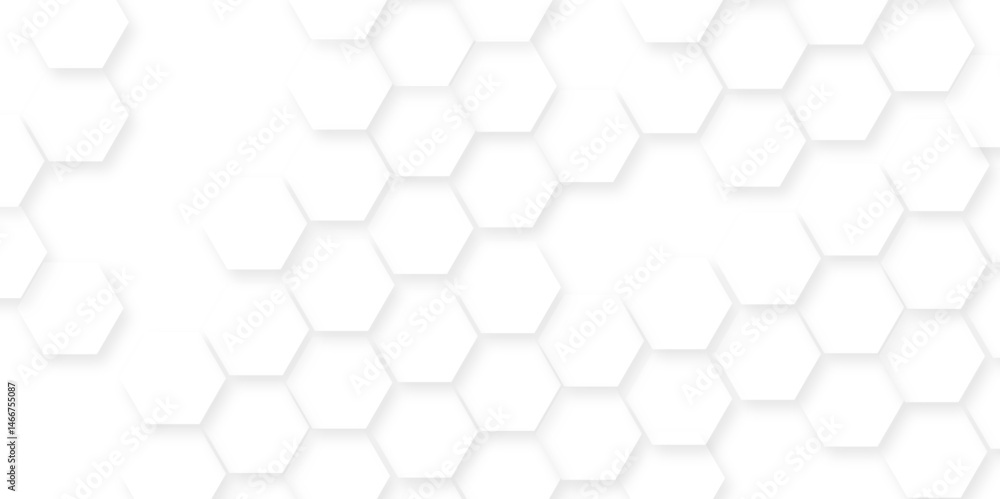 Aufkleber abstract background with hexagon, modern abstract vector polygonal pattern. futuristic honeycomb mos