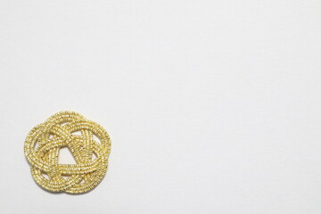 水引飾り　白色背景　余白あり