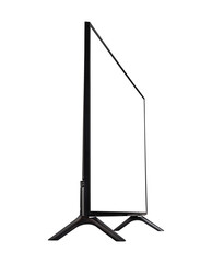 Smart TV with blank screen isolated.