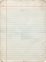 Flat Vintage watercolor ledger paper with faint blue lines and aged white texture perfect for nostalgic and classic design projects concept as Watercolor illustration of vintage ledger paper with fain