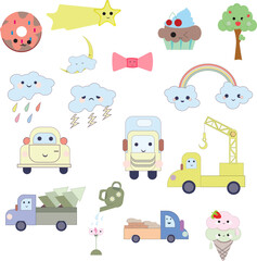 icons set for baby