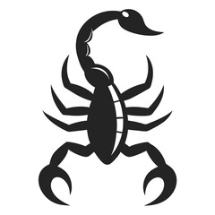 Obraz premium vector scorpion silhouette