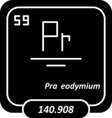 Praseodymium Icon