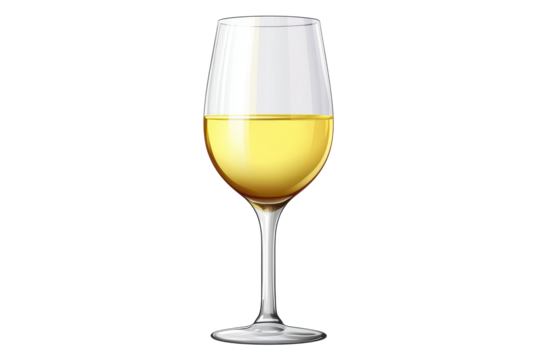 Elegantly poured wine in a slender glass against a white backdrop