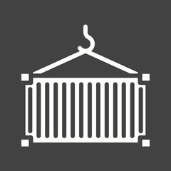 Container icon vector image. Suitable for mobile apps, web apps and print media.