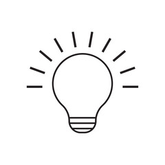 Fototapeta premium lamp icon