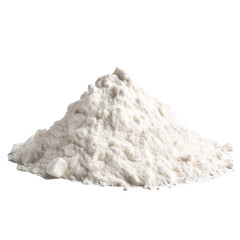 A Pristine Pile of White Flour Ready for Culinary Creations , isolated on white background png