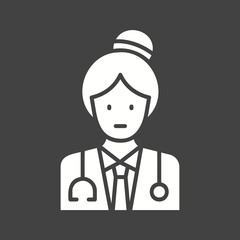 Doctor icon vector image. Suitable for mobile apps, web apps and print media.