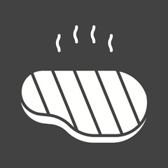 Steak icon vector image. Suitable for mobile apps, web apps and print media.