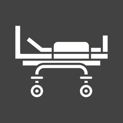 Stretcher icon vector image. Suitable for mobile apps, web apps and print media.
