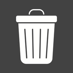Trash icon vector image. Suitable for mobile apps, web apps and print media.