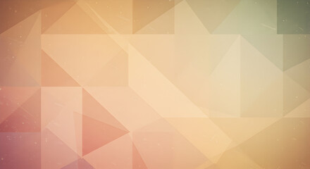 Abstract Geometric Background With Pastel Colors and Texture Overlay