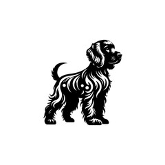 puppy dog vector illustration