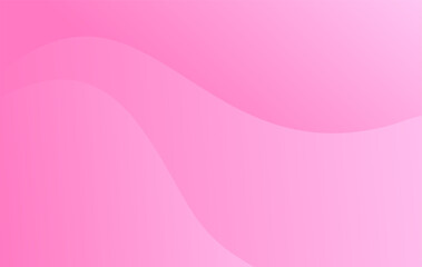 Aesthetic Pink Gradient Wallpaper with Smooth Wave Pattern