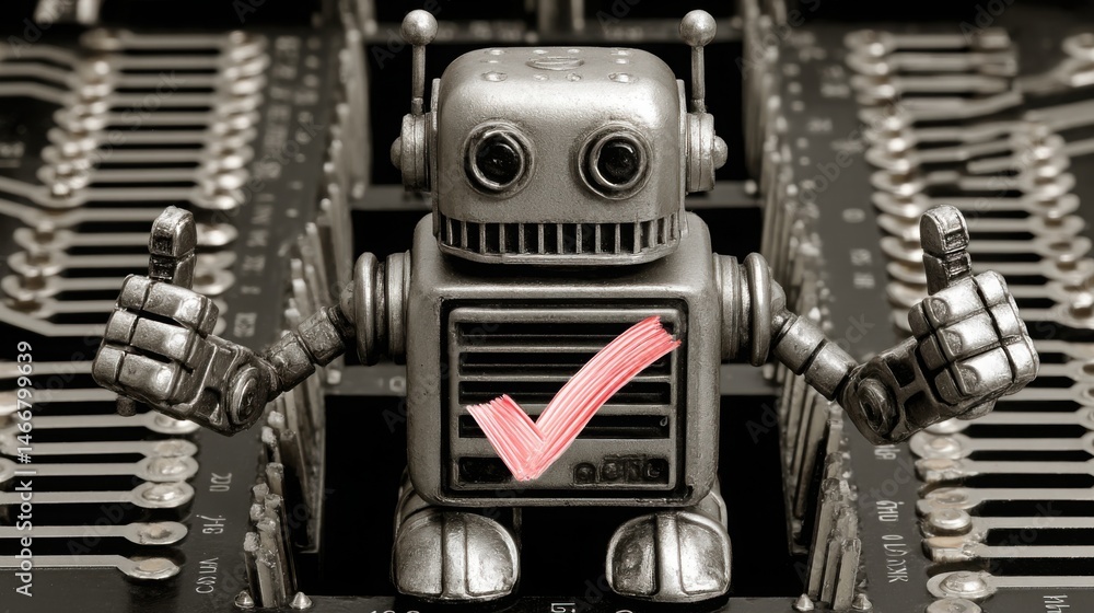Poster reliable automated trust builder icon concept demonstrating credibility and integrity in digital bus