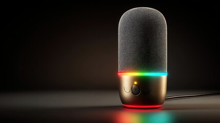 Professional automated tone map icon concept for ai voice calibration enhances audio quality and communication experience