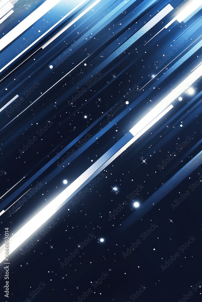 Poster abstract diagonal lines and light streaks background